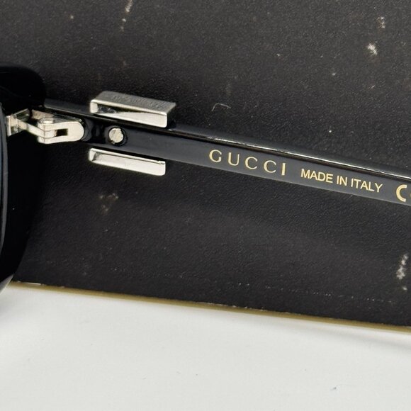 NEW GG1685OK 001 GUCCI BLACK WOMEN GUCCI EYEGLASSES - Picture 13 of 14